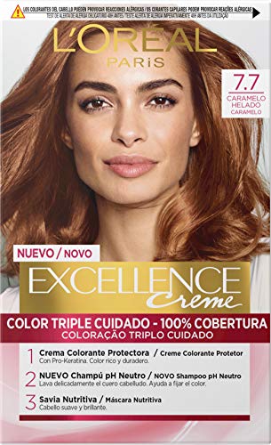 l'Oreal Paris Excellence Coloración Crème Triple Protección, 7.7 H.Brown 550