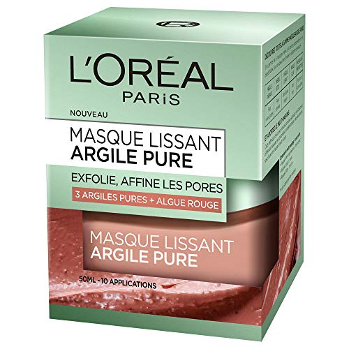 L’Oréal Paris – Masque Lissant Pour Le Visage – Argile Pure – 50 ml