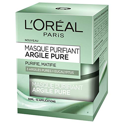 L’Oréal Paris – Masque Purifiant Pour Le Visage – Argile Pure – 50 ml