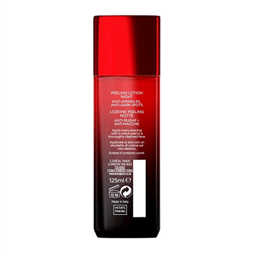 L'Oréal Paris Revitalift Láser X3 Loción de peeling de noche para el cuidado antiarrugas + antimanchas