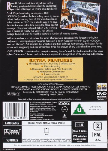 Lost Horizon [Reino Unido] [DVD]