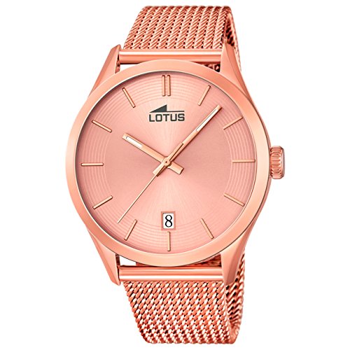 Lotus Reloj Analógico para Hombre de Cuarzo con Correa en Cuero 18110/1