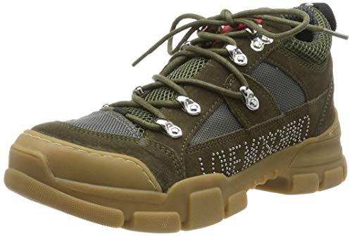 Love Moschino Scarpadonna Trekking, Zapatillas Altas para Mujer, Verde (Verde 85a), 39 EU