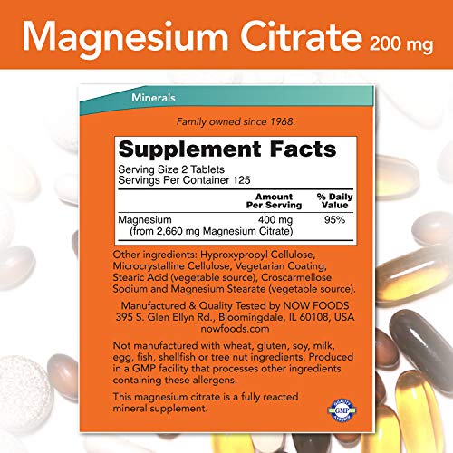 MAGNESIUM CITRATE 200mg - 250 tabs