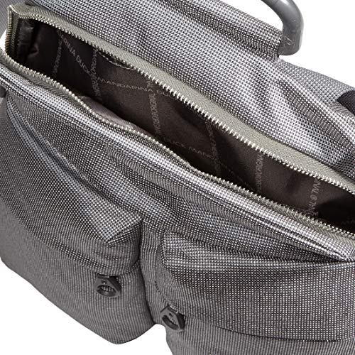 Mandarina Duck Md20 Lux Tracolla, Mochila para Mujer, Gris (Gun Metal), 10x34x30 Centimeters (W x H x L)