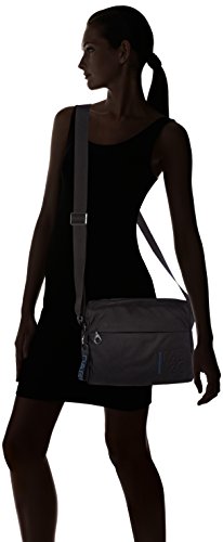 Mandarina Duck Md20 Tracolla, Bolso Bandolera para Mujer, Negro (Black), One size