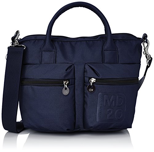 Mandarina DuckMd20 15116tz2 - Bolso de Mano Mujer, Bleu (Dress Blue 08Q) (Azul) - 15116tz2_Dress Blue 08q