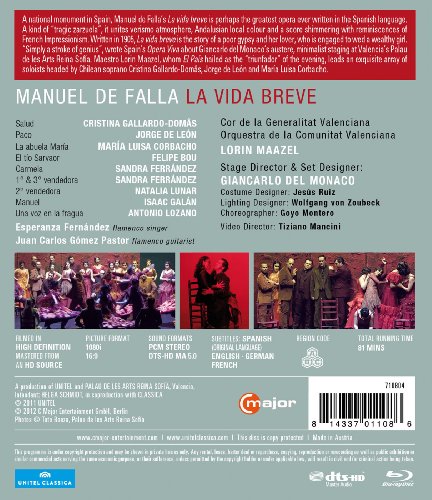 Manuel de Falla - La Vida breve [Alemania] [Blu-ray]