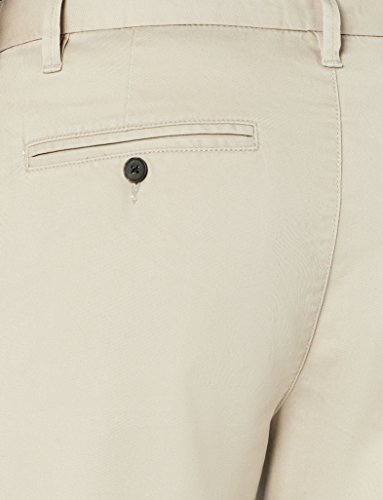 Marca Amazon - MERAKI Pantalones Chinos Estrechos Hombre, Beige (Sand), 38W / 34L, Label: 38W / 34L