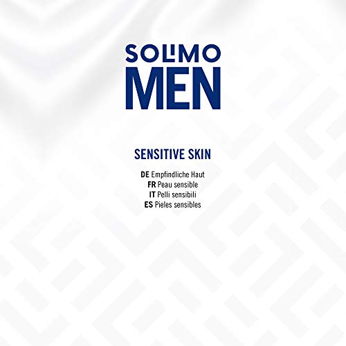 Marca Amazon - Solimo - Men Bálsamo After Shave – Pieles sensibles, 4 x 100ml