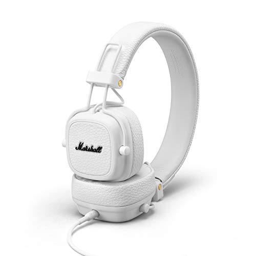 Marshall Major III Wired On-Ear Headphone, White