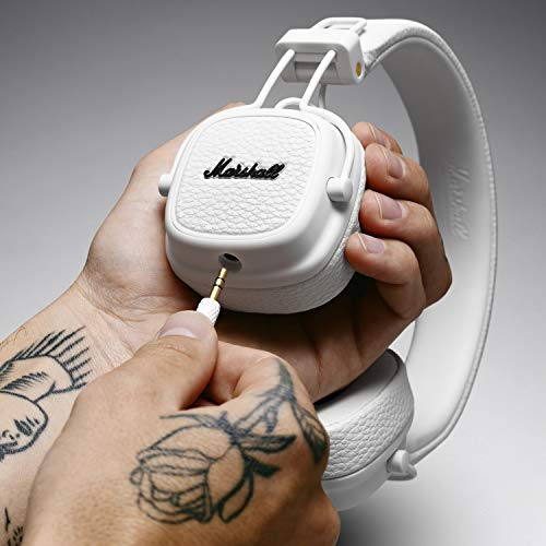 Marshall Major III Wired On-Ear Headphone, White