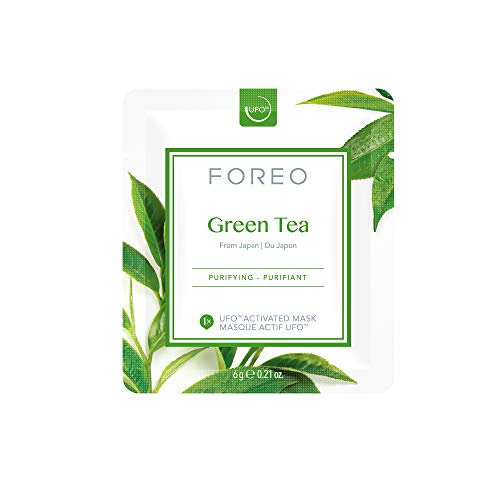 Mascarilla activa UFO Green Tea, de FOREO - pack de 6 unidades