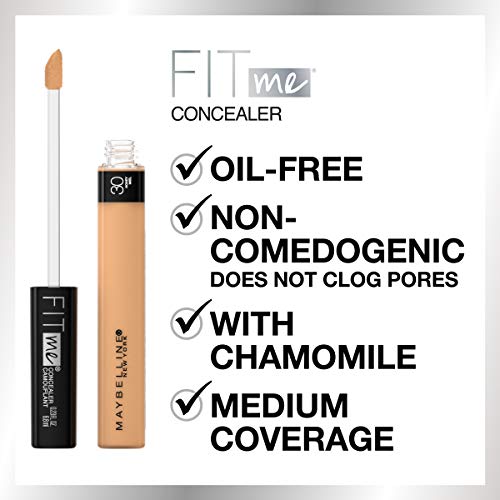 Maybelline New York Fit Me - Corrector de Imperfecciones Acabado Mate para Pieles Claras, Tono 10 Light - 6.8 ml