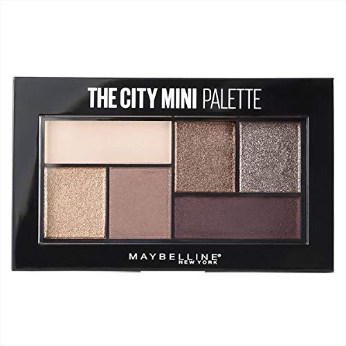 Maybelline Paleta de Sombras The City Mini Tono 410 Chill Brunch Neutral, Nude - 6 gr