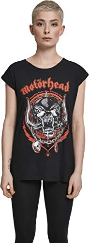 MERCHCODE Motörhead Razor - Camiseta para Mujer, Mujer, Camiseta, MC287, Negro, Extra-Small