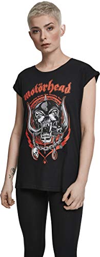 MERCHCODE Motörhead Razor - Camiseta para Mujer, Mujer, Camiseta, MC287, Negro, Extra-Small