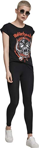 MERCHCODE Motörhead Razor - Camiseta para Mujer, Mujer, Camiseta, MC287, Negro, Extra-Small