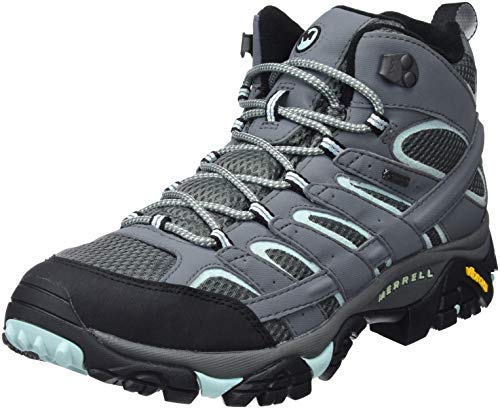 Merrell Moab 2 Mid GTX, Botas de Senderismo, Sintético para Mujer, Gris (Sedona Sage), 42.5 EU