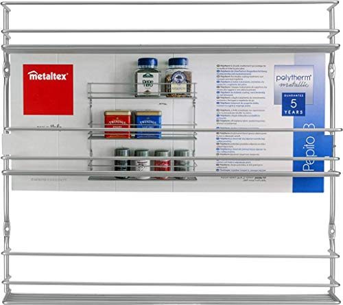 Metaltex PEPITO - Estantería especiero de 3 niveles, 36x8x32 cm