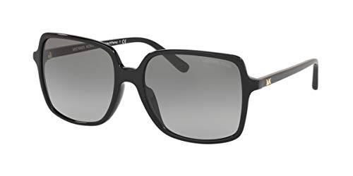 Michael Kors 0MK2098U Gafas, Black/Grey Shaded, 56 para Mujer