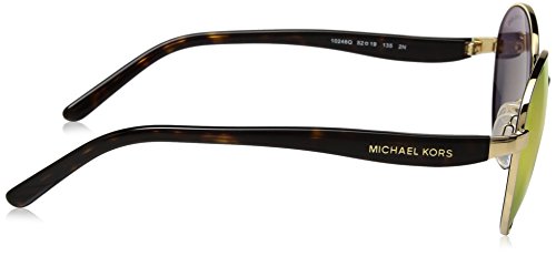 Michael Kors 10246Q Gafas de sol, Gold/Tortoise, 52 para Mujer