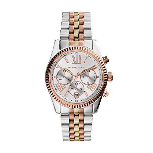 Michael Kors Reloj Cronógrafo para Mujer de Cuarzo con Correa en Acero Inoxidable MK5735