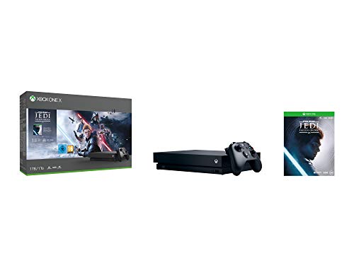 Microsoft - Consola 1 TB, Mando Inalámbrico + Star Wars Jedi: Fallen Order (Xbox One X)