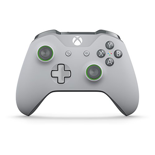 Microsoft WL3-00061 , Controlador inalámbrico para Xbox One, Gris / Verde