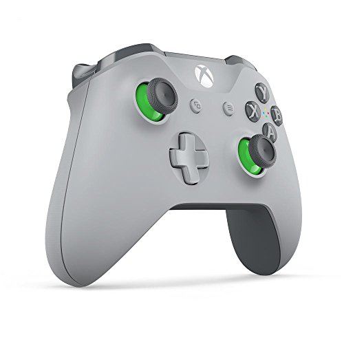 Microsoft WL3-00061 , Controlador inalámbrico para Xbox One, Gris / Verde