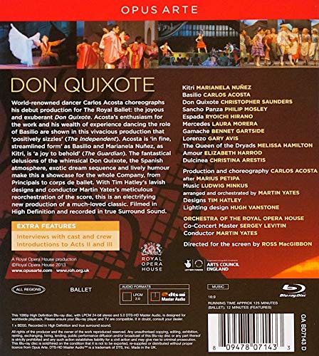 MINKUS: Don Quixote (Ballet) (Royal Opera House, 2013) [Blu-ray] [Alemania]