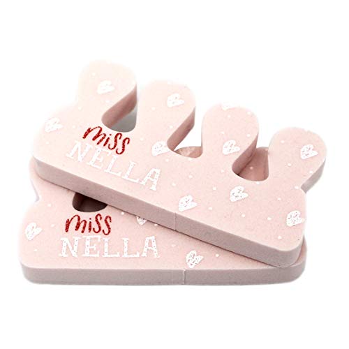 Miss Nella KIT PARA UÑAS: set de accesorios para uñas para niños: adhesivos para uñas, tatuajes, lima para uñas y separadores de dedos, todos diseñados para manos y pies de los niños