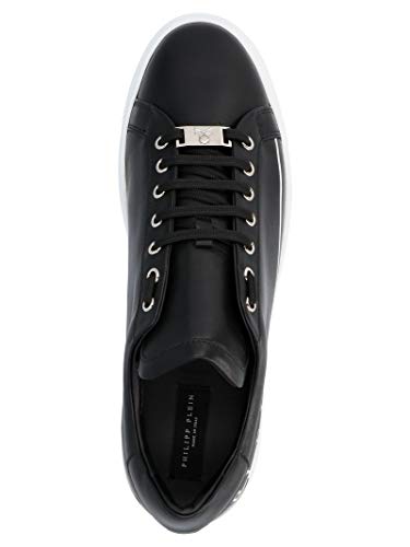 Moda Philipp Plein Hombre MSC2731PLE075N0201 Negro Cuero Zapatillas | Otoño-Invierno 20