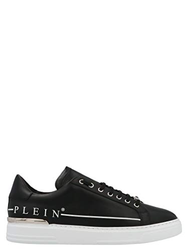 Moda Philipp Plein Hombre MSC2731PLE075N0201 Negro Cuero Zapatillas | Otoño-Invierno 20