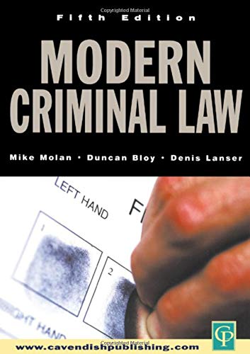 Modern Criminal Law: Fifth Edition