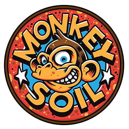 MONKEY SOIL Tierra para Plantas Marihuana 50L Exterior/Interior Sustrato Abono Universal Vegetal Cultivo Orgánico Cannabis - Turba Fibra Huerto Horticultura con Fertilizantes Bio Ecológicos