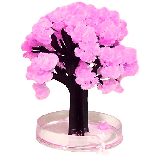 MonstruoManía Árbol Mágico Sakura, Flores de Cerezo, Kit para Árbol Japonés en Miniatura, Decoración Natural