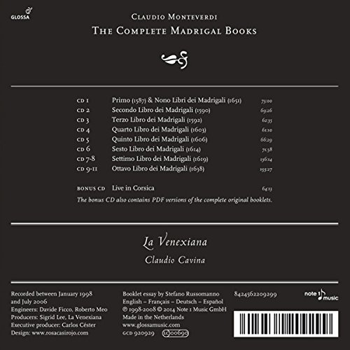 Monteverdi / the Complete Madrigal Books