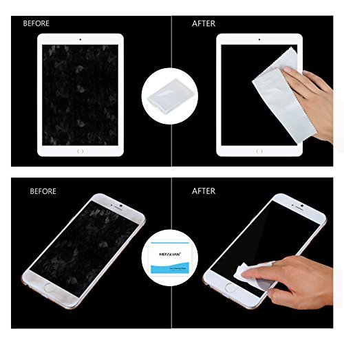 MOSSLIAN Toallitas de Limpieza para Pantalla del Teléfono, computadora, Teclado, Escritorio, anteojos, Espejo retrovisor,120+1