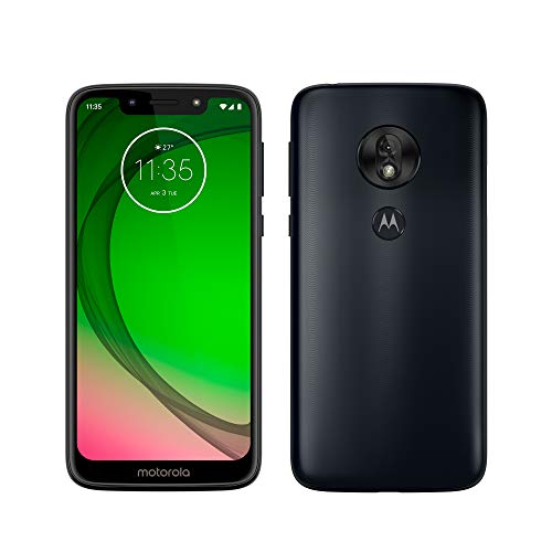 Motorola Moto G7 Play – Smartphone Android 9 (pantalla 5.7'' HD+ Max Vision, cámaras trasera 13MP, cámara selfie 8MP, 2GB de RAM, 32 GB, Dual SIM), color azul índigo [Versión española]