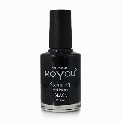 MoYou Nails Original Black Colour Stamping Nail Polish Used to Create Beautiful Nail Art Designs Sourced Directly from the Manufacturer by MoYou Nails