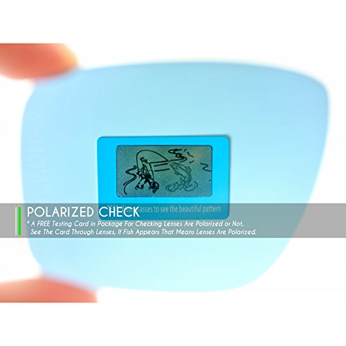 MRY 4 pares polarizadas lentes de recambio para Arnette Freezer AN4155 sunglasses-stealth negro/fuego rojo/hielo azul/plata titanio