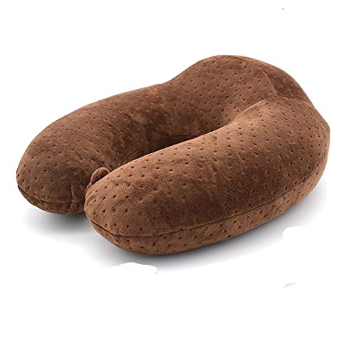 MSNLY Almohada Cervical de Espuma viscoelástica Almohada en Forma de U Almohada para el Cuello Almohada de Viaje para Siesta de resiliencia Lenta Almohada en Forma de U