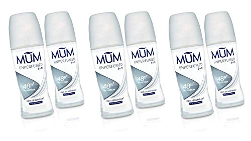 MUM Unperfumed, Desodorante - 6 Unidades