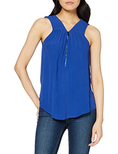 Naf Naf DNC2 567, Top Para Mujer, Azul (bleu Klein), S