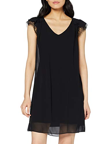 Naf Naf Kamie R1 Vestido, Negro, S para Mujer