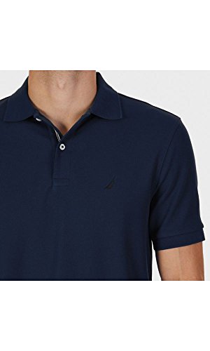 Nautica K41050, Polo Para Hombre, Azul (Navy), Large (Tamaño del fabricante:L)