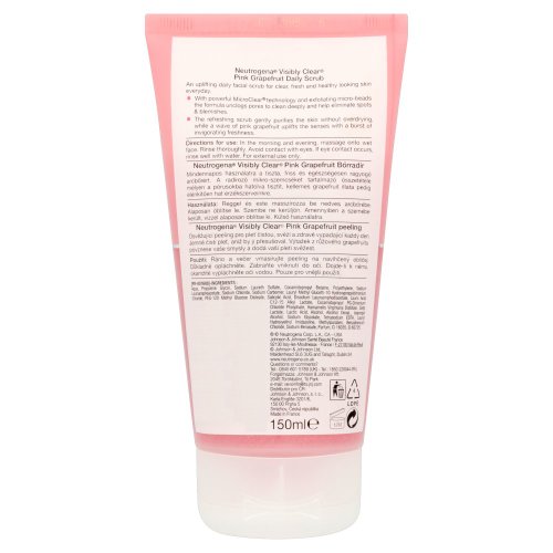 Neutrogena Visibly Clear Exfoliante Diario (Pomelo Roso) - 150 ml.