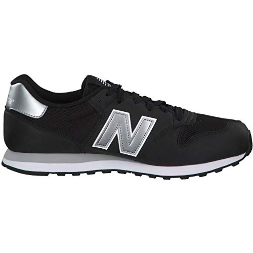 New Balance 500 Core, Zapatillas para Hombre, Negro Black Silver Black Silver, 42 EU