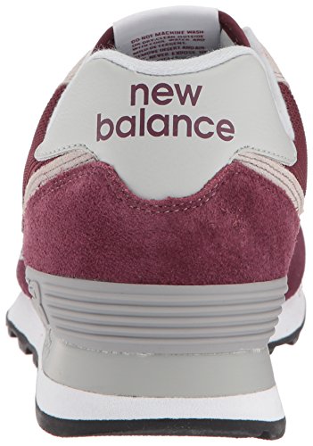 New Balance Hombre 574v2-core Trainers Zapatillas, Rojo (Burgundy), 45 EU